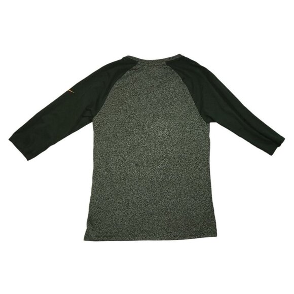 Green Bay Packers 3/4 Sleeve Raglan T-Shirt By Nike NFL Team Apparel Size Small - Picture 3 of 5
